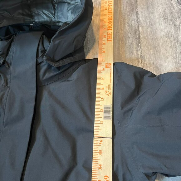 NWT! Nau W's Copenhagen Down Trench Parka Coat, Black (Caviar), Large - Picture 14 of 16